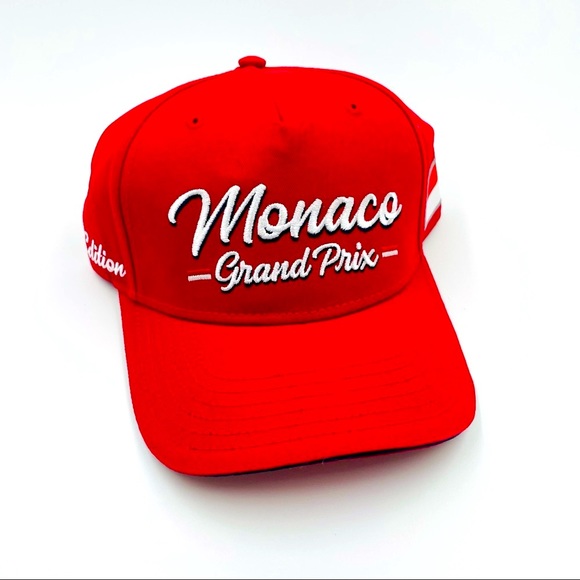 Peter McAndrews Other - Peter Mc Andrew Monaco Grand Prix 78th Edition Red Racing Ball Cap Hat Mens TU
